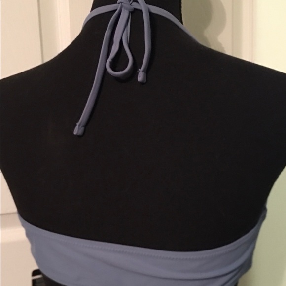 Slate Blue Swimsuit TOP Med Shekini Bathing Beach! - Picture 6 of 6